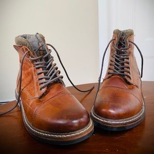 Men’s Brand New Crevo Leather Zip Boot, 9.5